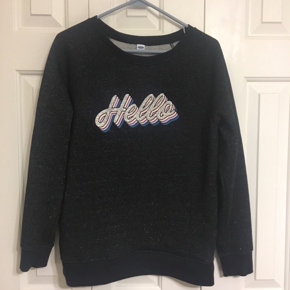 Old Navy Tops - Old Navy Hello sweatshirt